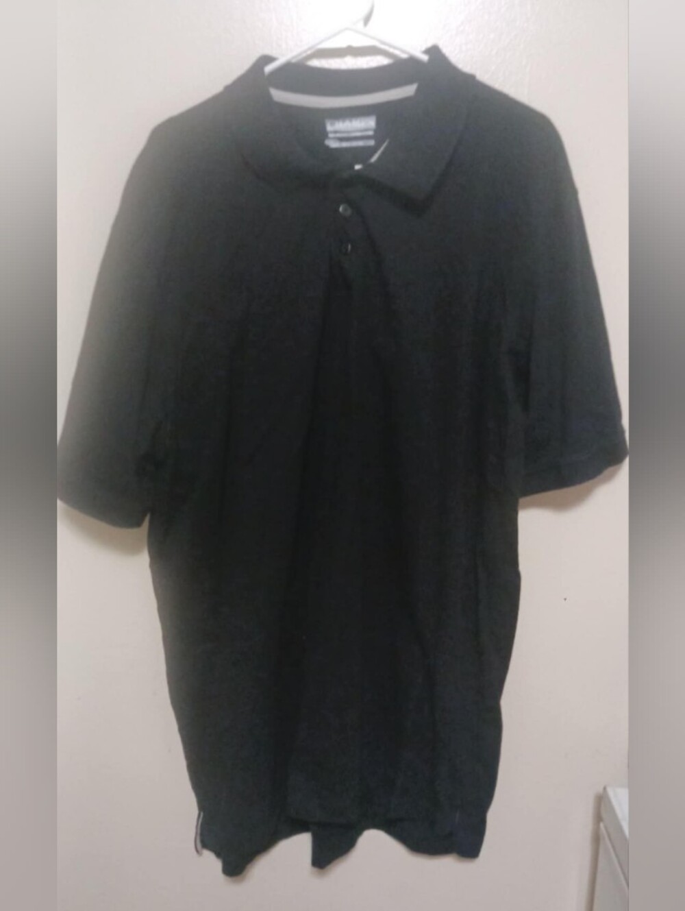 Champs Sports Classic Black Polo Shirt 3xl A-33